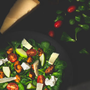 recette-salade-poulet-chevre-frais-pomme-verte