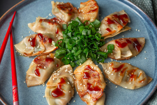 gyozas crevettes