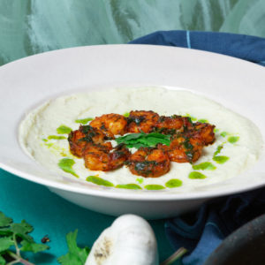 purée panais crevettes