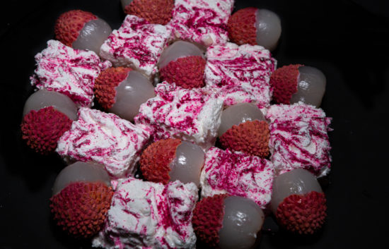 Guimauves au litchi