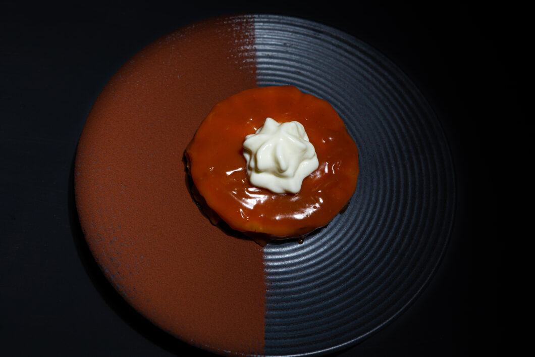 ananas rôtis nappés de caramel au beurre salé