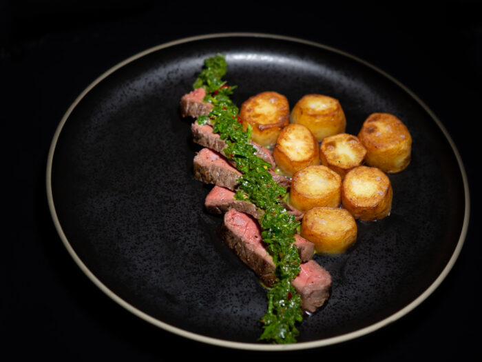 Rumsteck x Chimchurri & pommes de terres fondantes