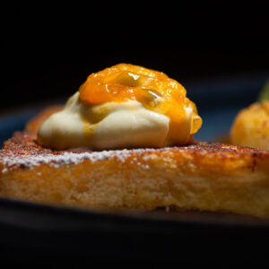 Brioche perdue x crème orange passion & caramel beurre salé