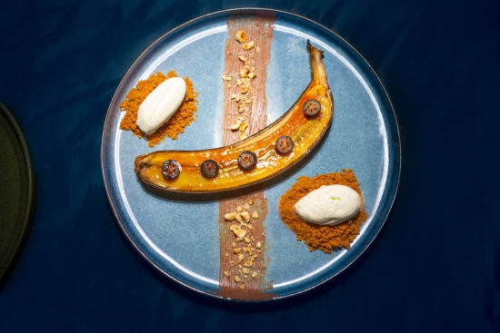 Banane caramélisée x spéculoos & glace vanille