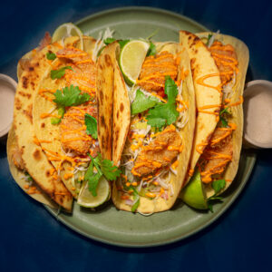 tacos gambas panées