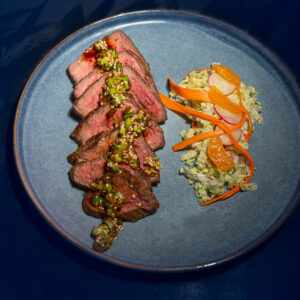salade boeuf thai oignons verts