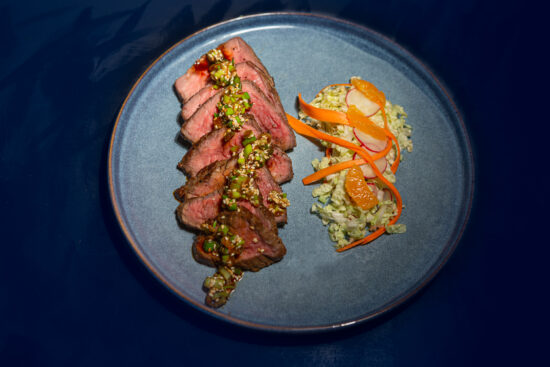 salade boeuf thai oignons verts