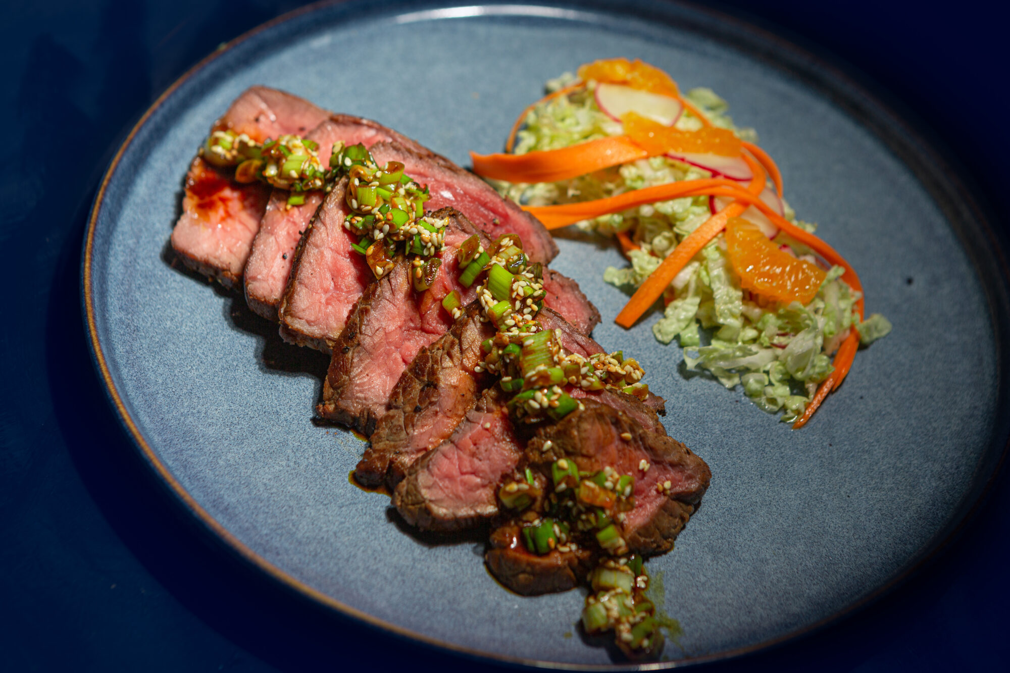 salade boeuf thai oignons verts