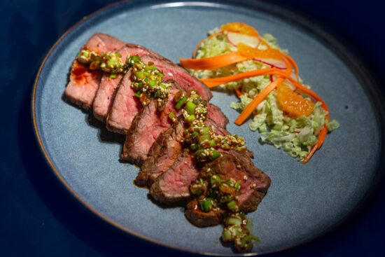 salade boeuf thai oignons verts