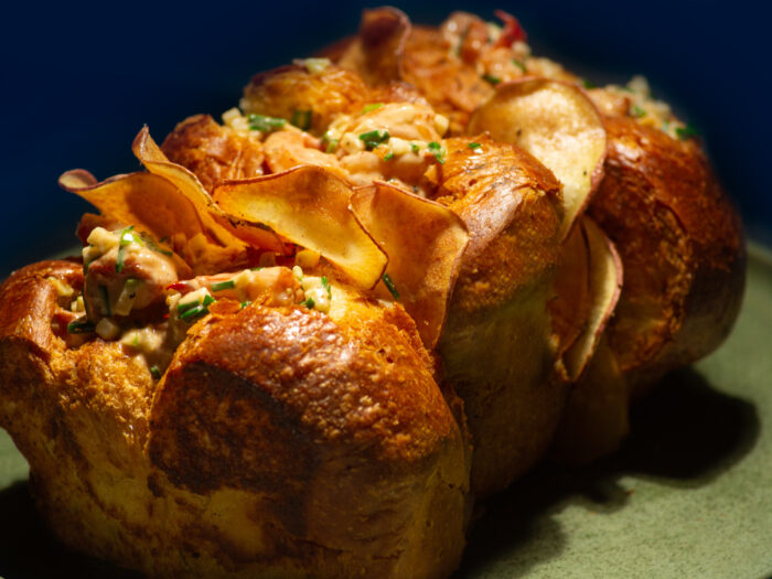 Shrimp rolls x chips de patate douce