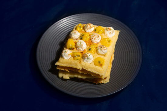 gaufre citron passion meringuée