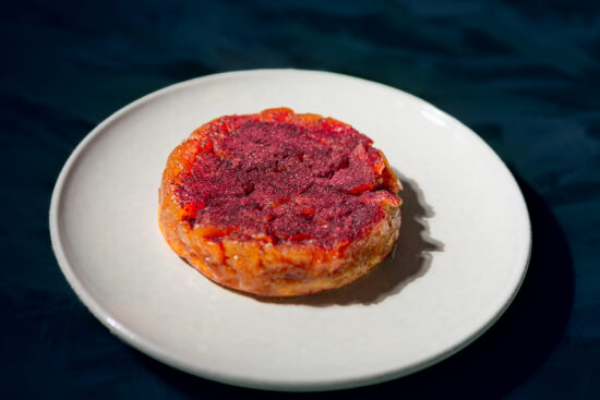 tartelettes tatin ananas & caramel d'hibiscus